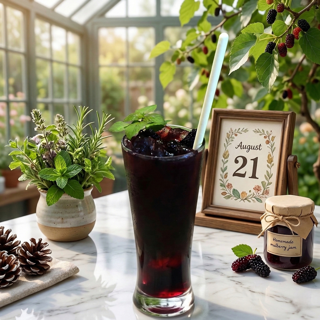 Trà Dâu Tằm Mọng Nước