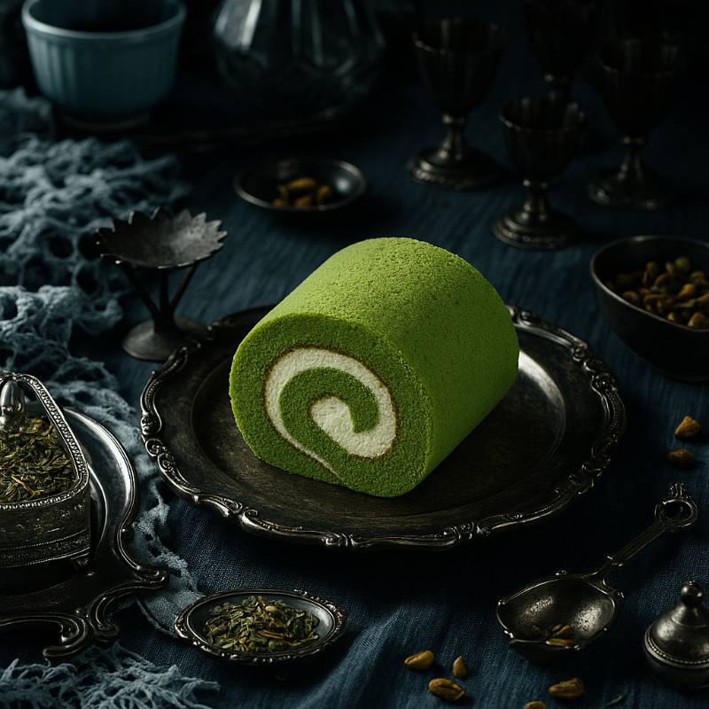 Bông Lan Cuộn Matcha