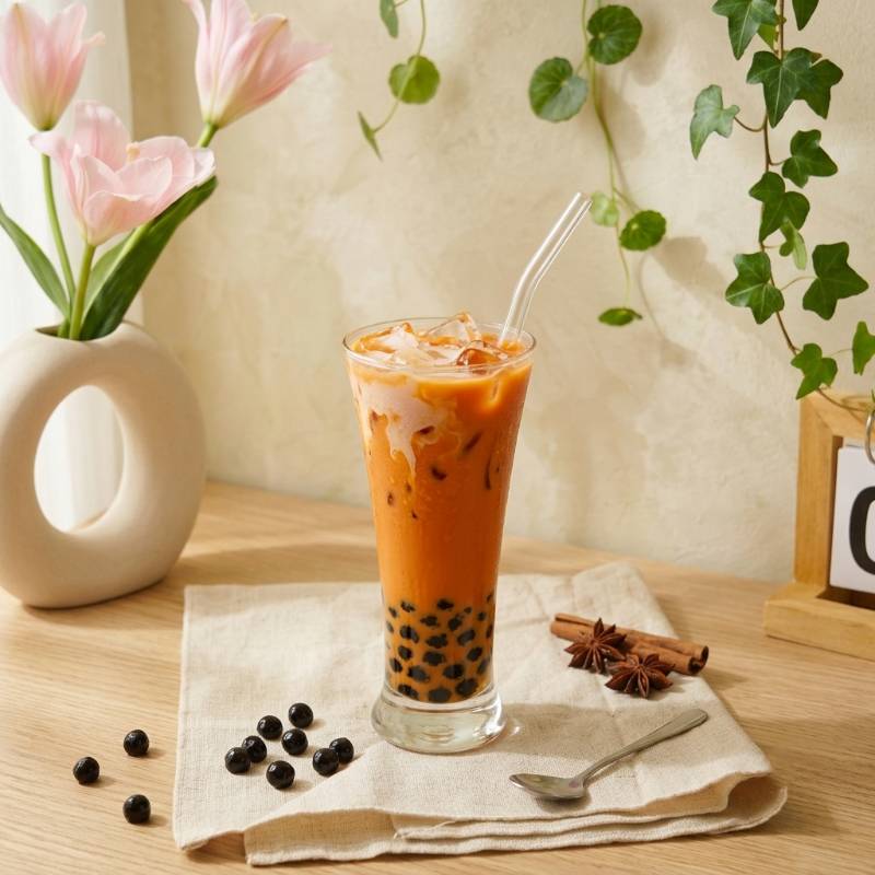 Trà Sữa Thái Đỏ ( Trân Châu Đen / Trân Châu Trắng)